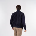 Giacca in pelle scamosciata A-1 - Blu Scuro