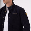 Giacca in pelle scamosciata A-1 - Blu Scuro