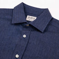 Classic Herringbone Flannel Shirt - Aviation Blue