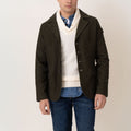 Denver Comfort Twill Printed Jacket - Olive