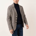 Denver Comfort Twill Printed Jacket - Taupe