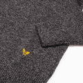 Half-Zip Wool Blend Sweater - Anthracite