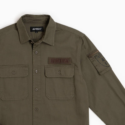 Camicia L/S Fatigue - Verde Militare