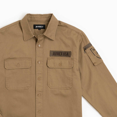 Camicia L/S Fatigue - Khaki