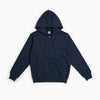 Zip Up Sweat Hoodie - Blue Navy