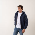 Zip Up Sweat Hoodie - Blue Navy