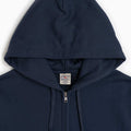 Zip Up Sweat Hoodie - Blue Navy