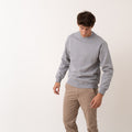 Crewneck L/S Sweat - Light Gray