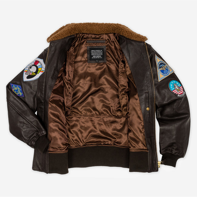 Maverick Leather Jacket - Brown