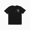 T-shirt stampata a collo alto - Nero