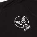T-shirt stampata a collo alto - Nero