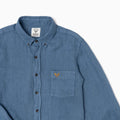Camicia in Lino tintocapo - Blu Avio