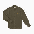 Camicia in Lino tintocapo - Verde Militare