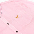 Camicia in Lino tintocapo - Rosa