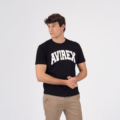 T-shirt stampata in cotone Avirex - Bianco