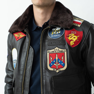 Top Gun 2.0 - Vestes d'hiver en cuir