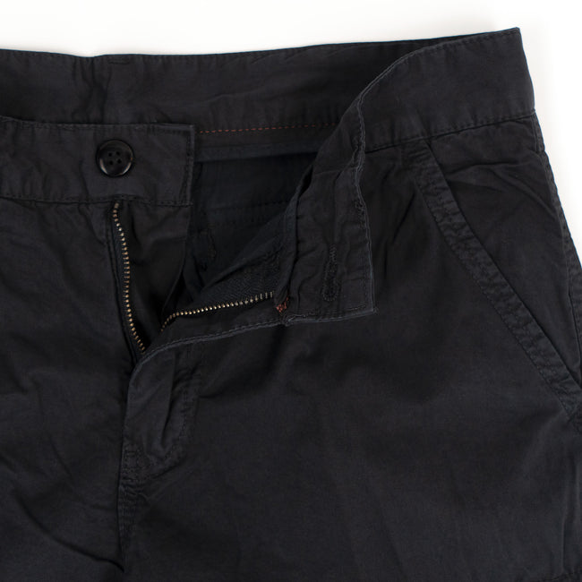 Vintage Gabardine Cargo Shorts - Dark Blue