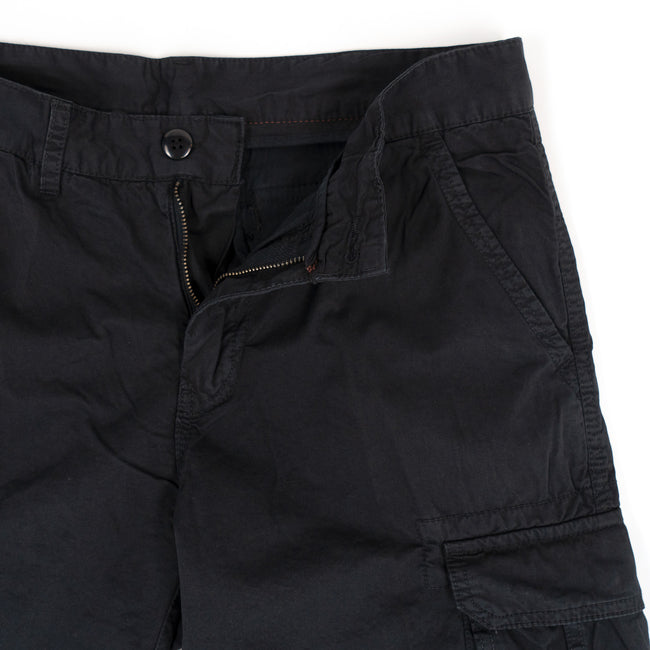 Vintage Gabardine Cargo Shorts - Dark Blue