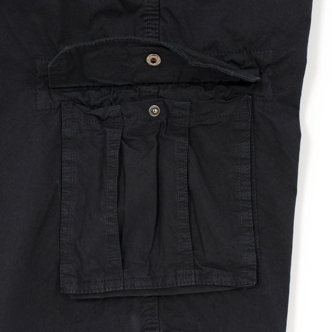 Vintage Gabardine Cargo Shorts - Dark Blue