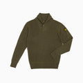 Wool Blend Bowen Sweater - Military Green