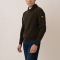 Wool Blend Bowen Sweater - Military Green