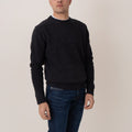 Wool Blend Crewneck - Anthracite