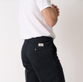 Bermuda Chinos in Comfort Gabardine Leggera - Blu Scuro