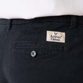 Bermuda Chinos in Comfort Gabardine Leggera - Blu Scuro