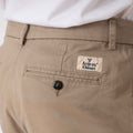 Bermuda Chinos in Comfort Gabardine Leggera - Khaki