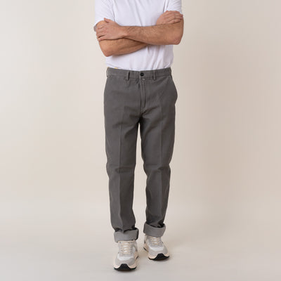 Chinos Comfort Twill Stampato - Grigio