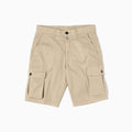 Cotton Tricotine Cargo Short - Khaki