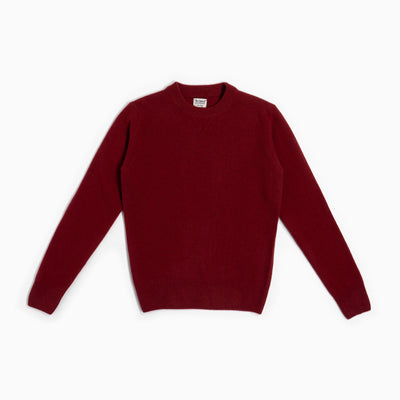 Maglione girocollo Merinos - Bordeaux