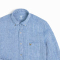 Linen Buckley Shirt - Aviation Blue