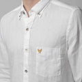 Linen Buckley Shirt - White