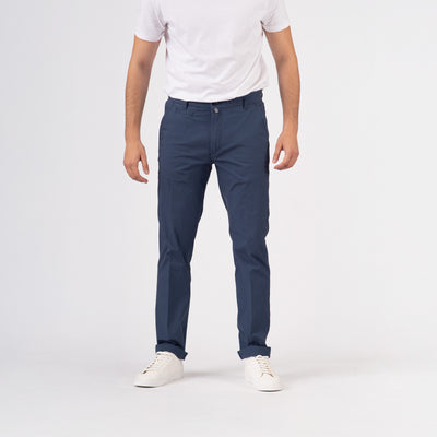 Millennium in Popeline - Blue Navy