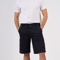 Bermuda Phenix in Gabardina - Blu Scuro