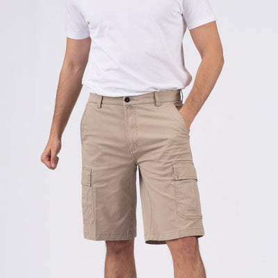 Bermuda Phenix in Gabardina - Khaki