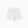 Santa Barbara Shorts in Linen - White Milk