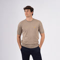 Wings T-shirt lavorata a maglia a maniche corte - Bianco Latte