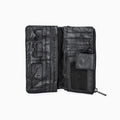 Vertical Zipped Wallet Black - ONT08 - 100